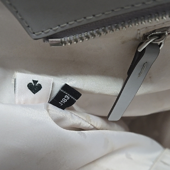 Kate Spade Gray Leather Tote Bag - Picture 12 of 12